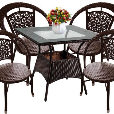 Baštenska Garnitura Bitez 4 - 4 Fotelje + Sto