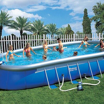 BestWay 56164 Ovalni Bazen sa Kompletnom Opremom 853 x 366 x 122 cm 56119