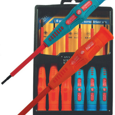 Komplet izolovanih odvijača - šrafcigera za električare CS6130A