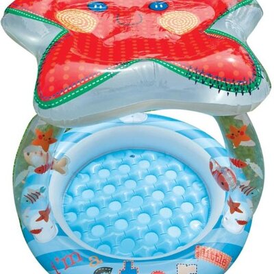 Bazen Za Bebe Sa Zaštitom Od Sunca u Obliku Morske Zvede Intex 57428