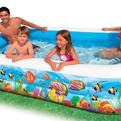 Porodični Bazen Intex 58485 - 305 x 183 cm Tropical Reef