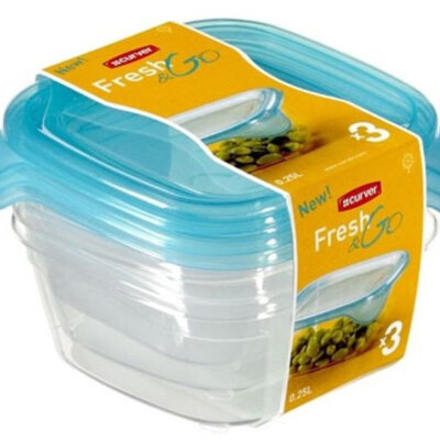 Curver set plastičnih posuda za hranu CU 08557-051