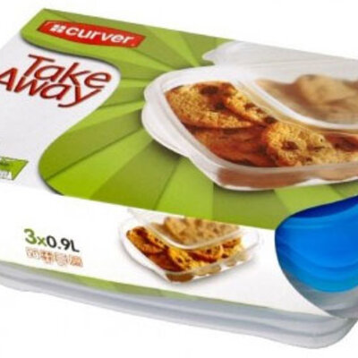 Curver Take Away set plastičnih posuda za hranu CU 08324-610