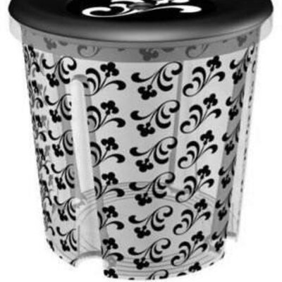 Curver okrugla kutija za odlaganje Dark Arab CU 00300-A54