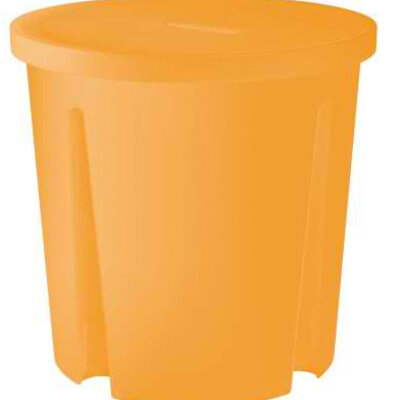 Curver okrugla kutija za odlaganje transparentna oranž CU 00300-25