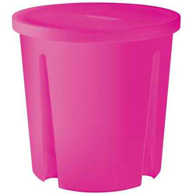 Curver okrugla kutija za odlaganje transparentna pink CU 00300-325