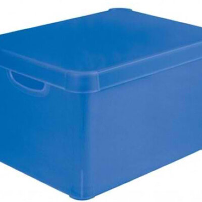 Curver kutija za odlaganje 25l transparentna plava CU 04711-084