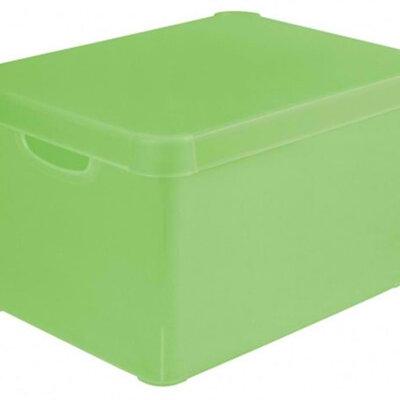 Curver kutija za odlaganje 25l transparentna zelena CU 04711-512