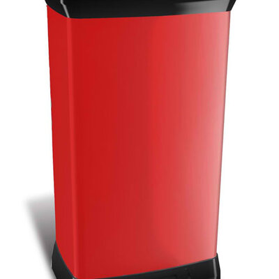 Curver kanta za otpatke 50L Deco crvena CU 02162-931