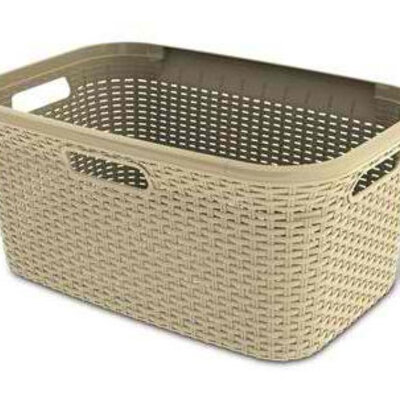 Curver korpa za veš 40l, Ratan krem CU 00708-885
