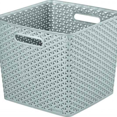 Curver složiva kutija za odlaganje 25L, Ratan metalik siva CU 03613-087