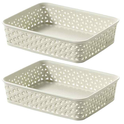 Curver korpa A4, Ratan krem CU 00095-885 - 2 komada