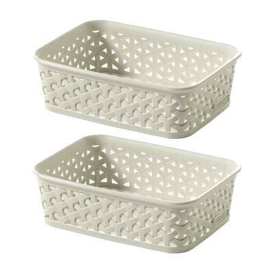 Curver korpa A6, Ratan krem CU 00097-885 - 2 komada