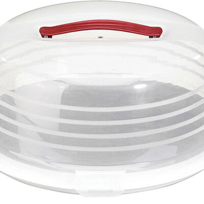 Curver okrugla kutija za tortu, krem boje CU 00416-128