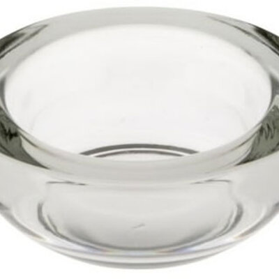 PapStar stakleni svećnjak za tealight 036 maxi 90mm PS 13025 - 2 komada