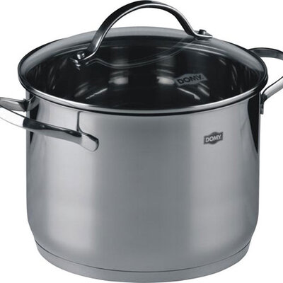 Domy Lonac sa staklenim poklopcem 9L 24x18.5cm Inox 91925