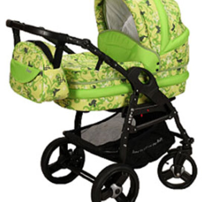 Anmar Trio Kolica Hilux Green Flowers