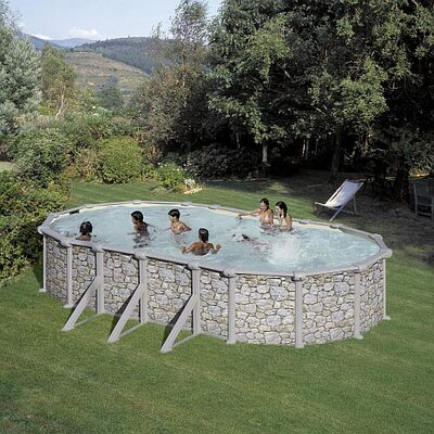 Montažni Ukopni Bazen PontAqua Rock 5 x 3 x 1.2 m