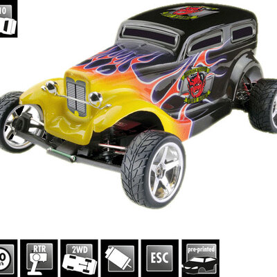 Automobil na daljinsko upravljanje 40km/h HotRod On-Road EP 2WD 1:10 RTR