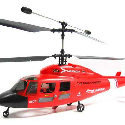 Helikopter na daljinsko upravljanje 2.4Ghz RTF Dauphin crveni