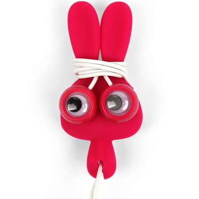 Kikkerland Slušalice roze zeka US17-pk