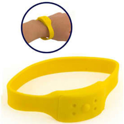 Narukvica protiv komaraca manja, žuta, za decu