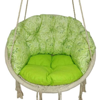 Dvobojni jastuci za makrame ljuljašku Lime - Fresh green