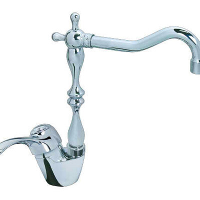 Rosan Jaffar jednoručna baterija za sudoperu sa tri cevi i Roma izlivom JF38403