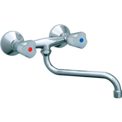 Rosan Keramic dvoručna baterija za sudoperu ili lavabo 200mm KK01101