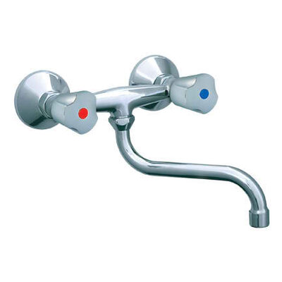 Rosan Keramic dvoručna baterija za sudoperu ili lavabo 140mm KK01114