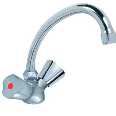 Rosan Keramic dvoručna stojeća baterija za lavabo - sudoperu 130mm KK23013