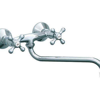 Rosan Nostalgija zidna dvoručna baterija za sudoperu ili lavabo 300mm N01130