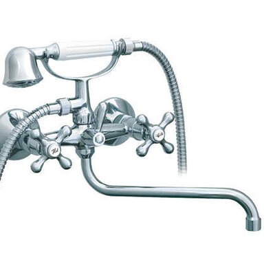 Rosan Nostalgija zidna dvoručna baterija za kadu sa ručnim tušem N11101