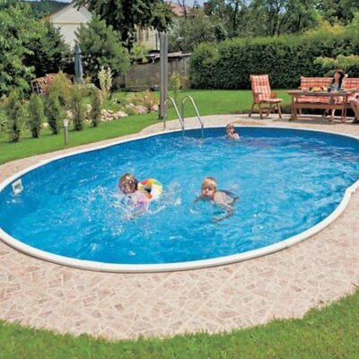 Montažni Ugradni Bazen Neptun Oval 5.4 x 3.6 x 1.2 m