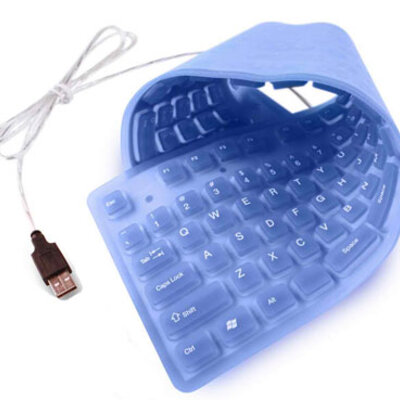 PcNet savitljiva tastatura Flex plava PCN001