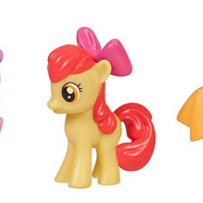 Hasbro My Little Pony - 3 Konjića Diamond Dazzle Tiara, Apple Bloom i Applejack A0266 A2032