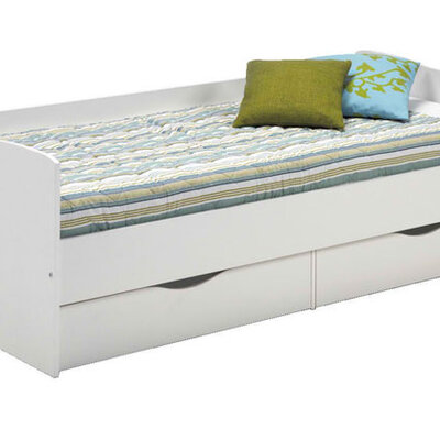 Krevet Dreamer sa 2 fioke 90x200 bela boja