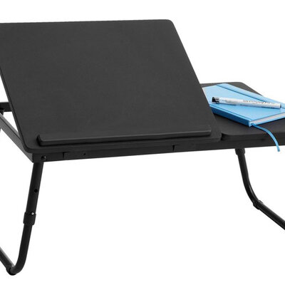 Podesiv stalak za laptop Bear crne boje