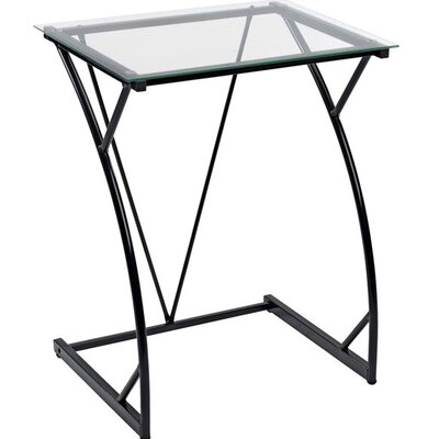 Kompjuterski sto Yumi staklo crna