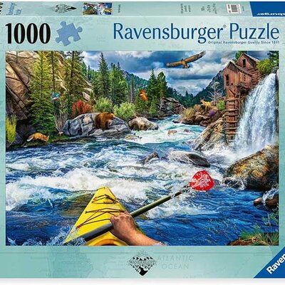 Puzzle 1000 delova Kajak na brzacima Ravensburger 12000514