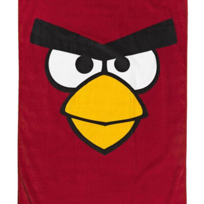 Peškir Angry Birds Classic velur 70x140