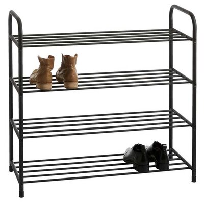 Polica za obuću sa 4 metalne police - cipelarnik Axis