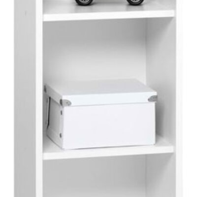 Polica Crest bele boje sa 3 police