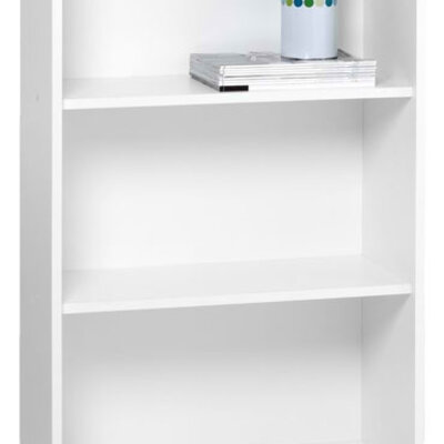 Polica Crest bele boje sa 3 police - šira