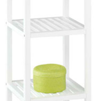 Polični element Poplar 5 polica bela