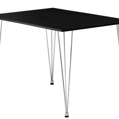 Trpezarijski sto Daria hrom/crna