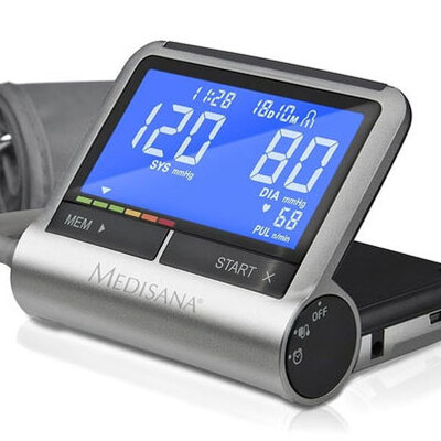 Medisana 2u1 - Merač krvnog pritiska za nadlakticu i budilnik Cardio Compact