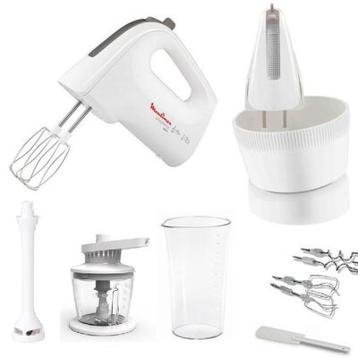 Mikser sa rotacionom posudom, štapnim mikserom i seckalicom Moulinex HM6171