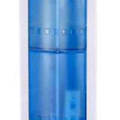 Ugaona polica za kupatilo sa tri rotirajuća odeljka bela-providno plava 24S0323