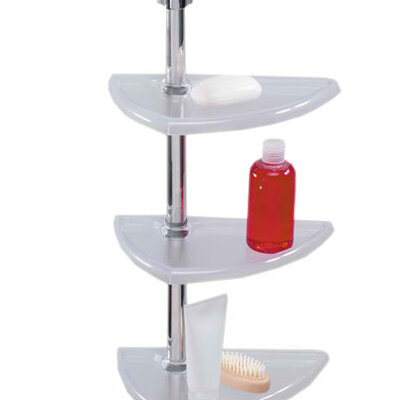 Zidna polica za kupatilo providna 24N1616